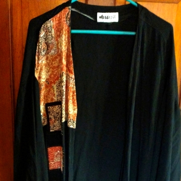 Early 90s duster/long sweater plus size. Art teacher vibes! - Picture 1 of 4